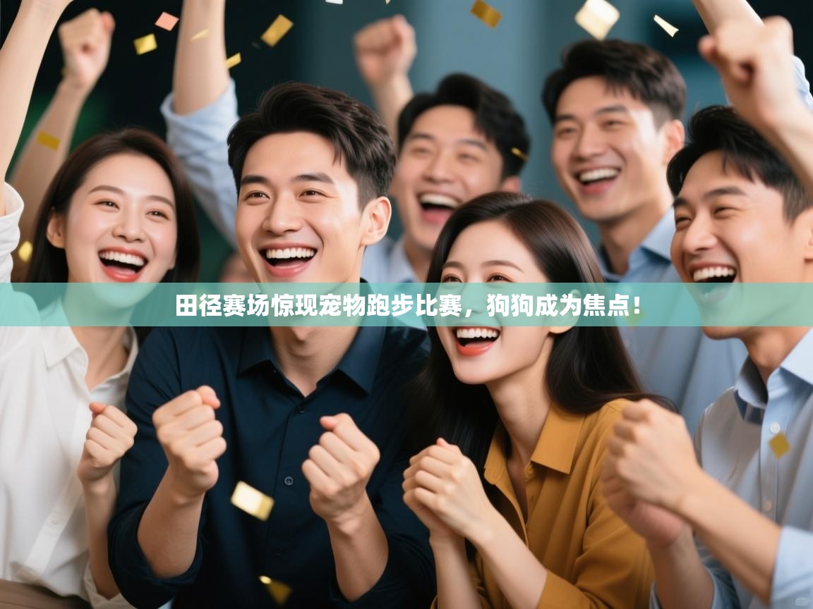 田径赛场惊现宠物跑步比赛，狗狗成为焦点！  第1张